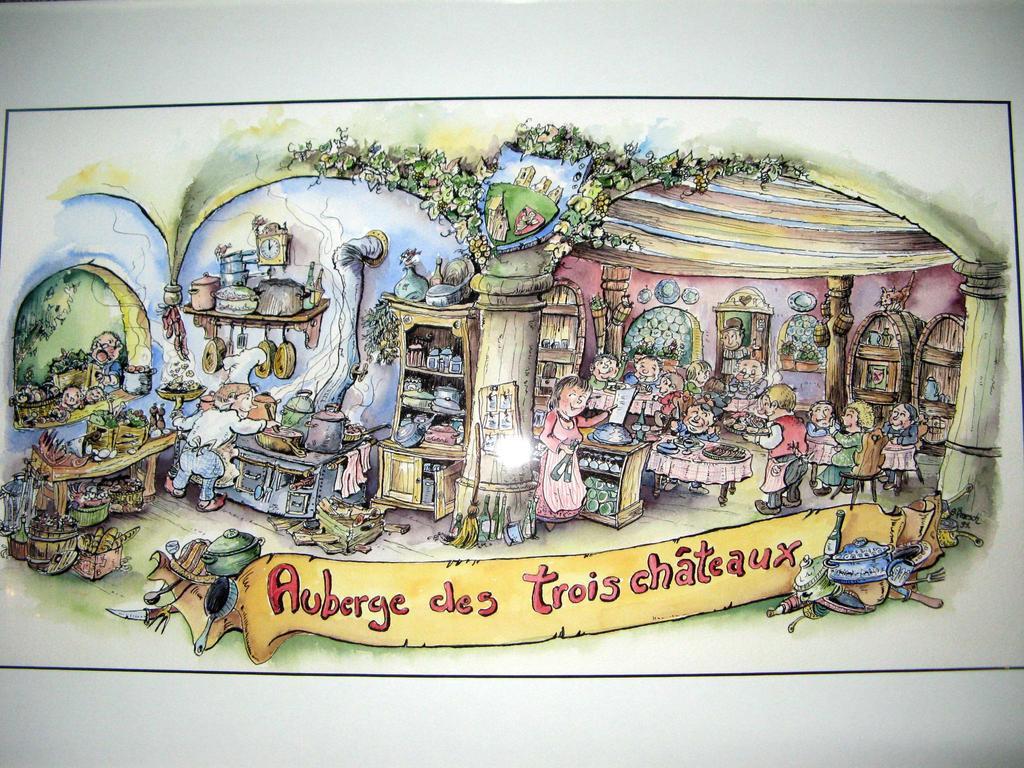 Auberge Des Trois Chateaux Eguisheim Kültér fotó